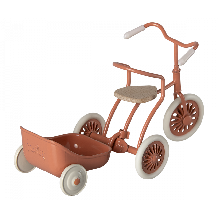Maileg Tricycle Hanger Coral Mouse Size '24