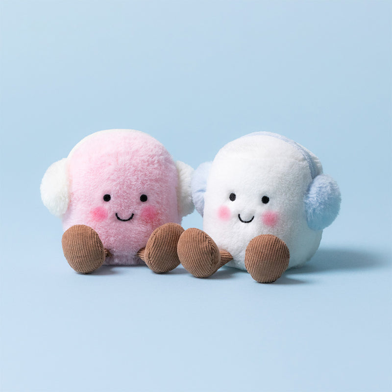 ぬいぐるみ  Amuseables Marshmallows Amazon.com: Jellycat Amuseables Pink and White Marshmallows