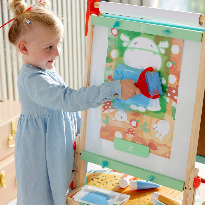Fat Brain Toys Deluxe Easel Set: Get kids painting, drawing and