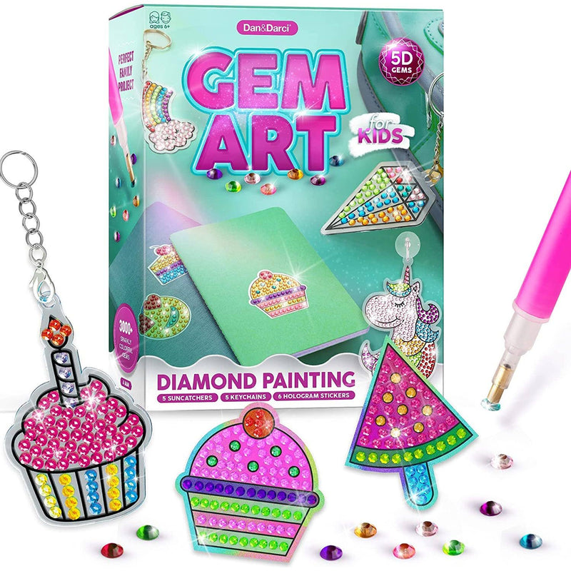 Dan&Darci, Gem Painting Kit For Kids