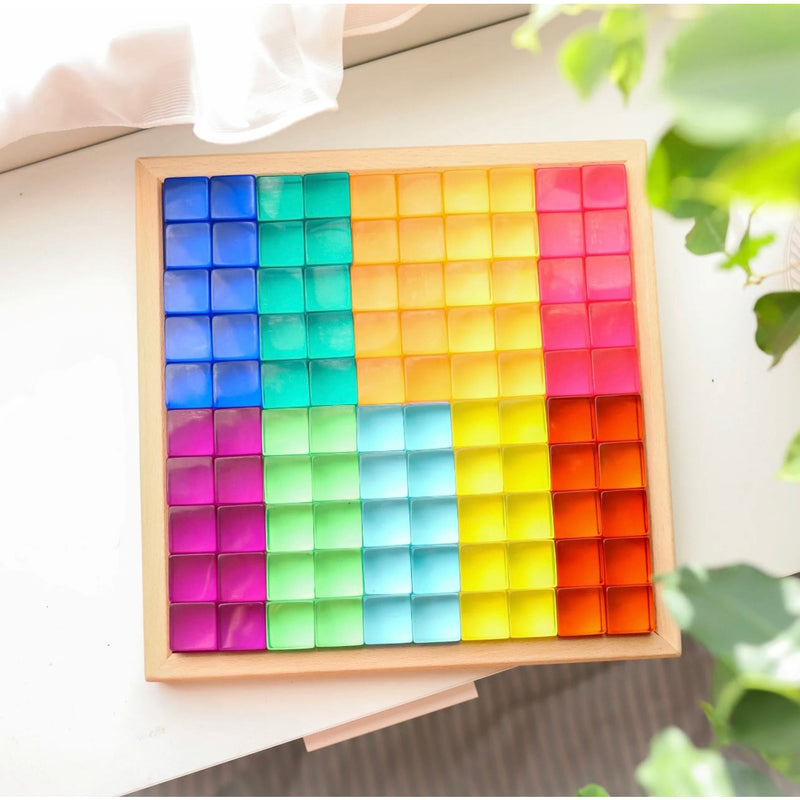 Bauspiel | Lucent Acrylic Cubes New Edition | Happy Monkey Shop