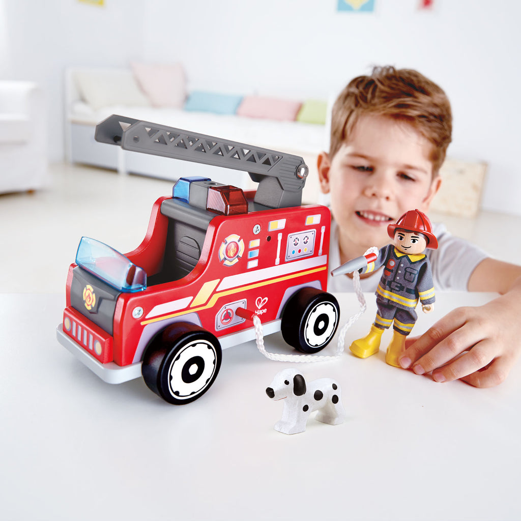 Hape - Fire Truck Happy Monkey Baby & Kids