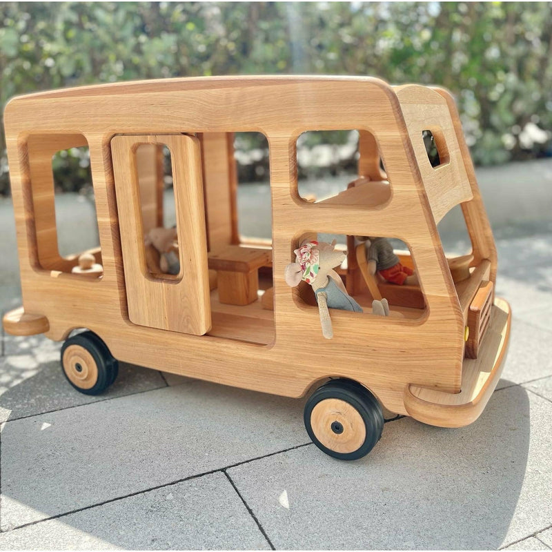 Drewart Wooden Camper Kids Vehicles - Happy Monkey Shop