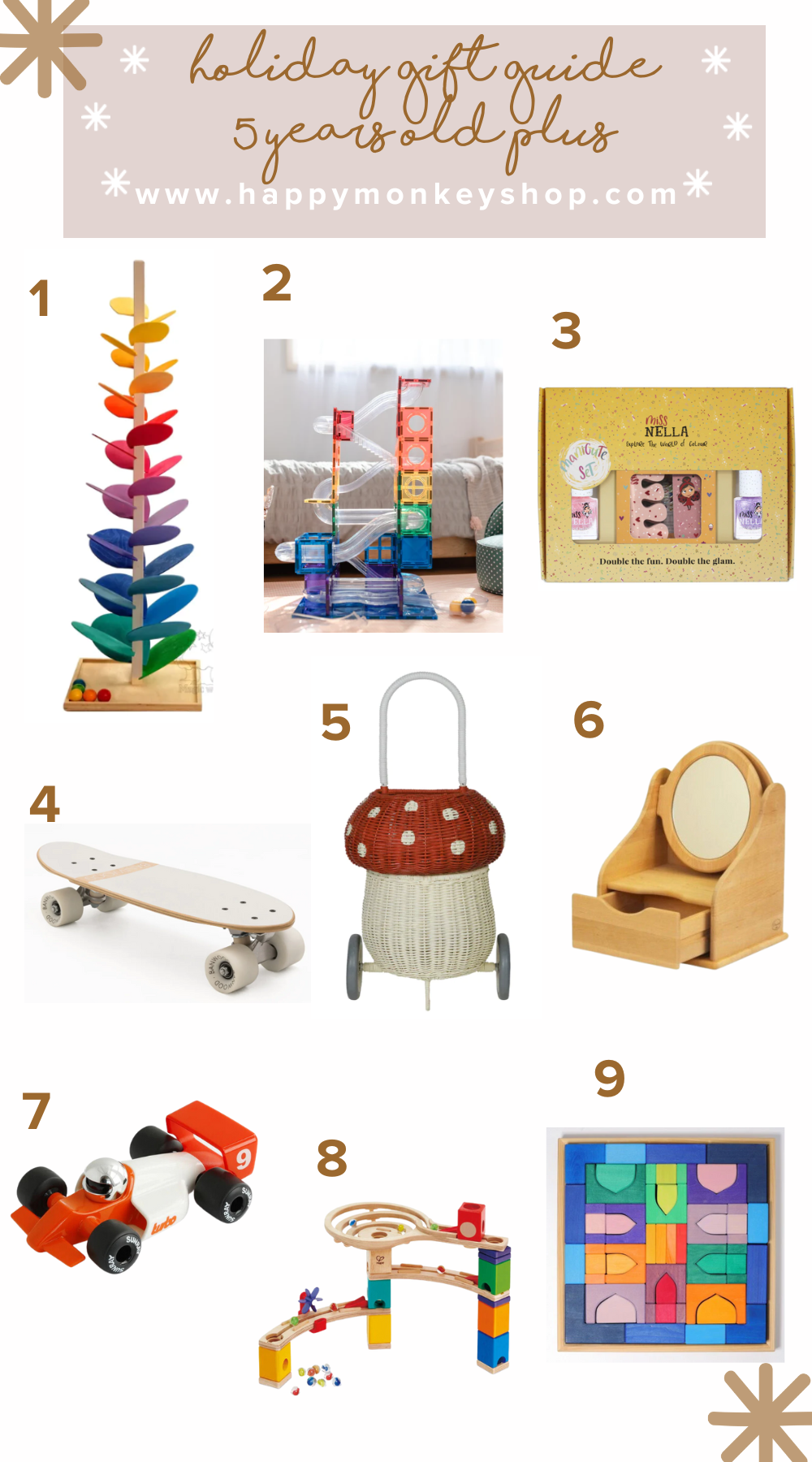 Holiday Gift Guide for 5 years old plus
