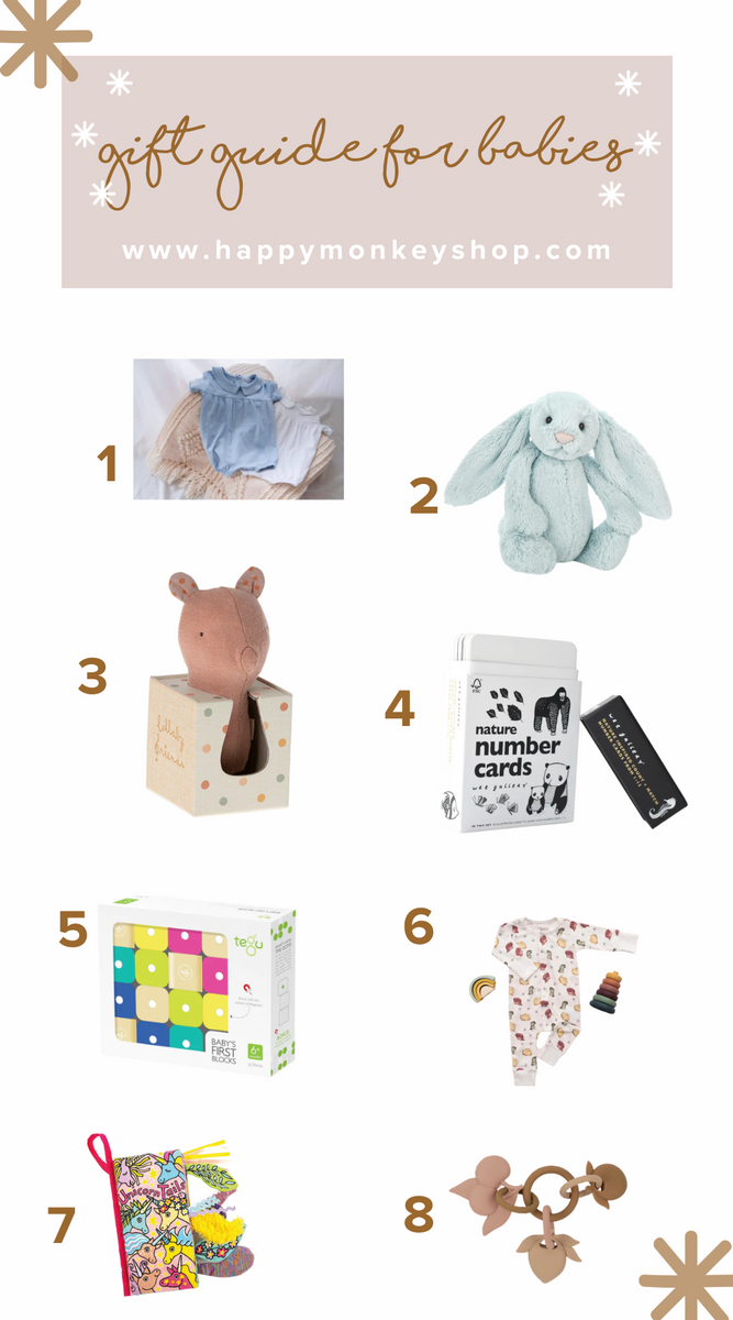 Gift Guide For Babies Happy Monkey Shop