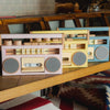 Retro Wooden Tape Recorder - Blue