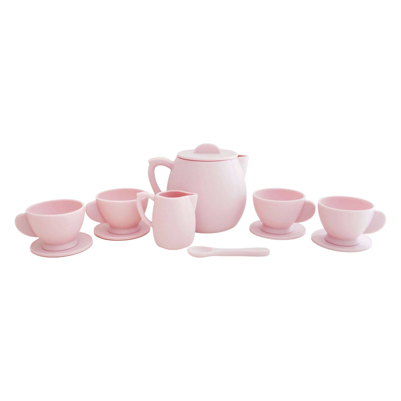 Primrose Pink Silicone Tea Play Set