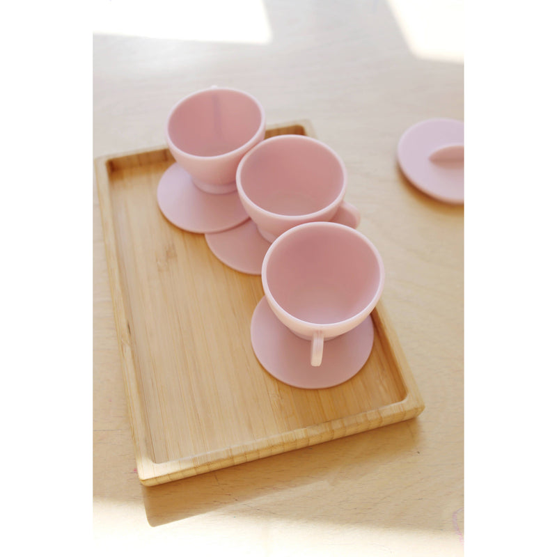 Primrose Pink Silicone Tea Play Set