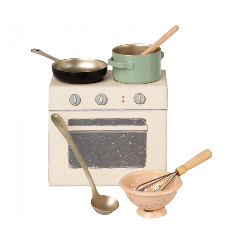 Maileg Cooking Set, Mouse Size