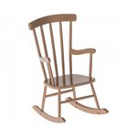 Maileg Rocking Chair-Dark Powder Mouse Size '24 (Ships Mid April)