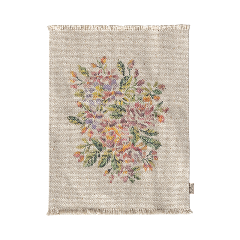 Maileg| Rug, Flowers - Large (Ships End Of October)