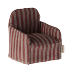 Maileg| Chair, Mouse - Stripe (Ships End Of September)