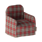 Maileg| Chair, Mouse - Red Checker