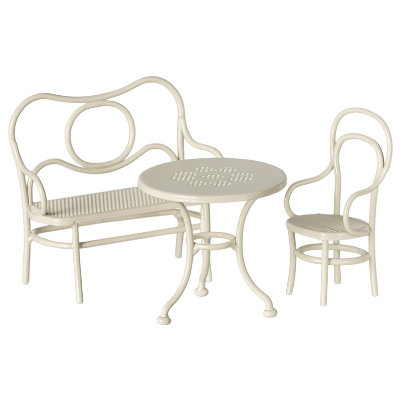 Maileg | Café Set, Mouse, Small - Off White '25 (Ships End of February)