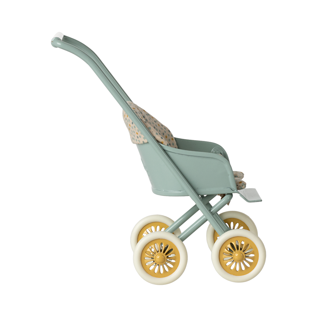 Maileg | Stroller, Micro - Mint (Ships Mid April)