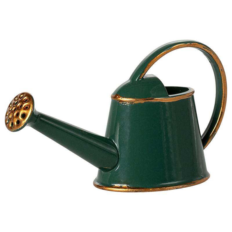 Maileg | Watering Can, Mouse - Dark Green ‘25(Ships Mid April)