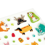 Stickiville Stickers - Quirky Dogs (Clear Vinyl)