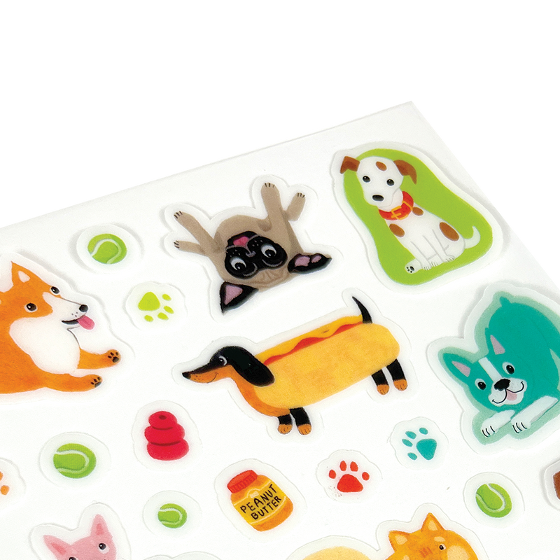 Stickiville Stickers - Quirky Dogs (Clear Vinyl)