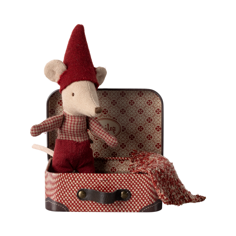 Christmas Mouse, Baby in Suitcase '24(Ships end of September)