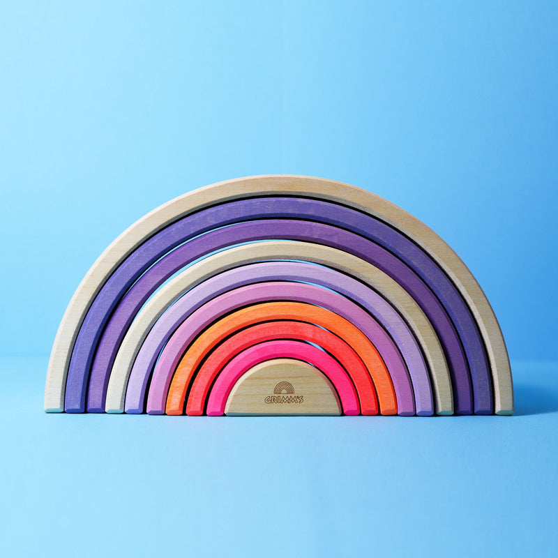 Grimm's | Wooden Rainbow Neon, Pink