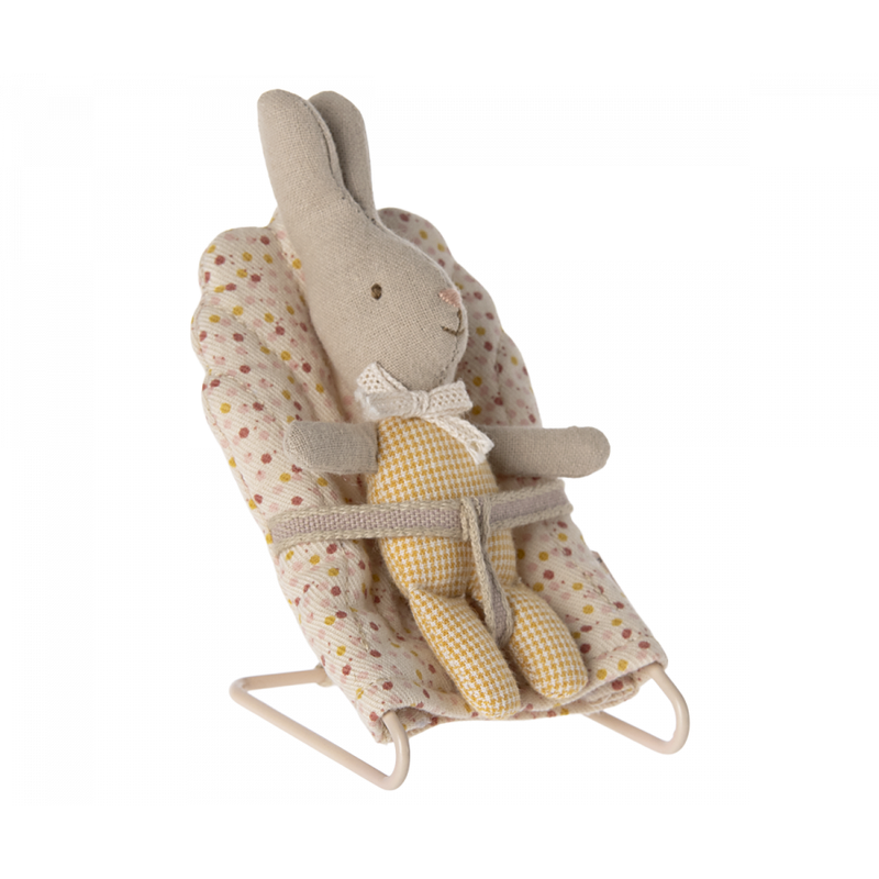 Maileg Bunny - Yellow Check -My Size '24 (Ships Mid March)