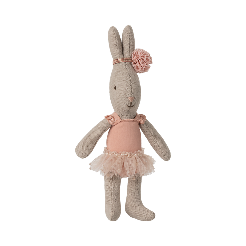 Maileg | Rabbit, Micro - Ballet Suit and Skirt Rose'25 (Ships Mid May )