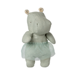 Maileg | Safari Friends, Hippo w. Skirt, Small - Mint (Ships Mid March)