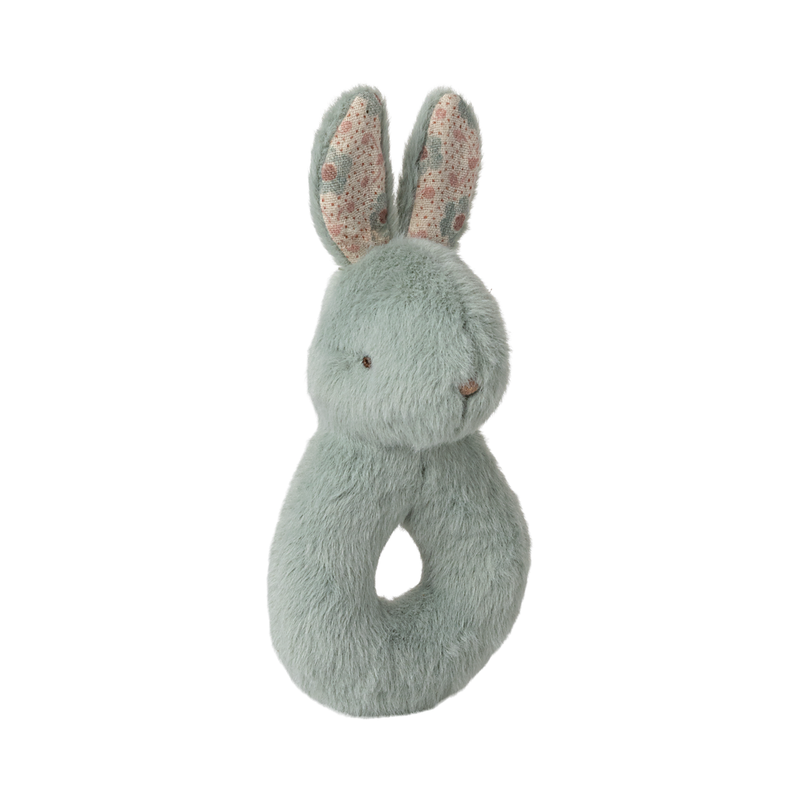 Maileg | Rabbit Rattle Set - Mint (Ships Mid April)