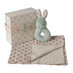 Maileg | Rabbit Rattle Set - Mint (Ships Mid April)