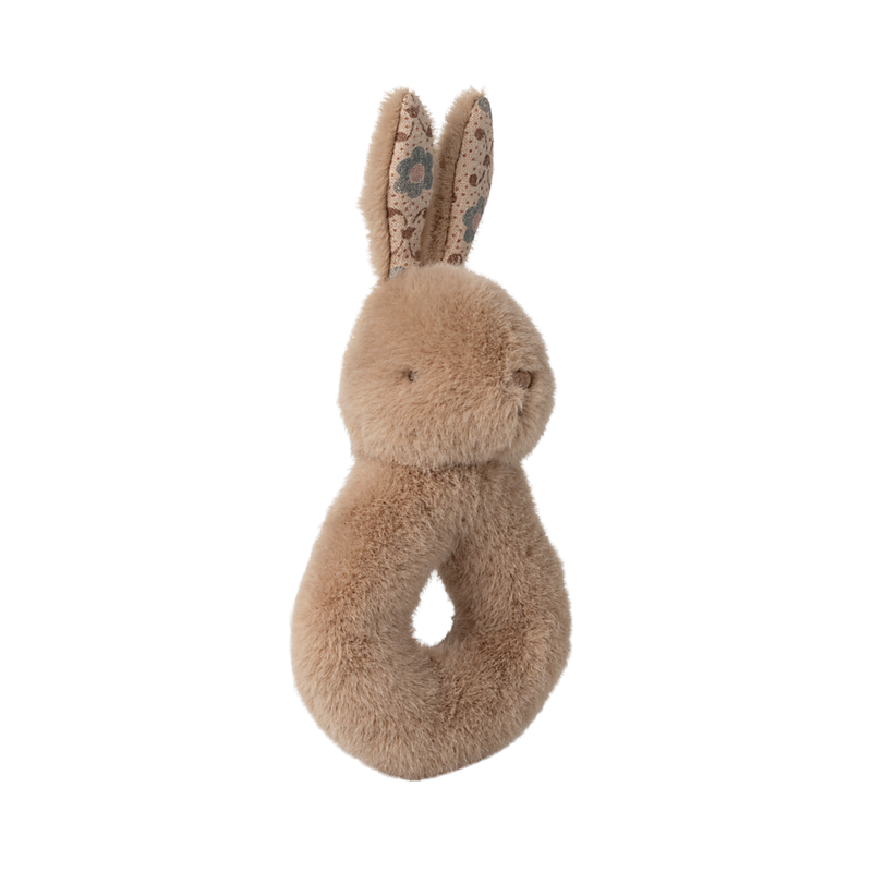 Maileg | Rabbit Rattle Set - Cream Peach (Ships Mid April)