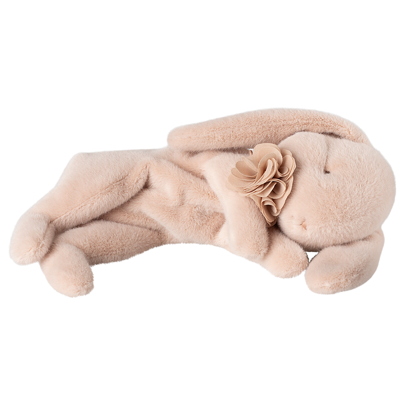 Maileg | Sleeping Bunny Plush, Small - Powder (Ships Early April)