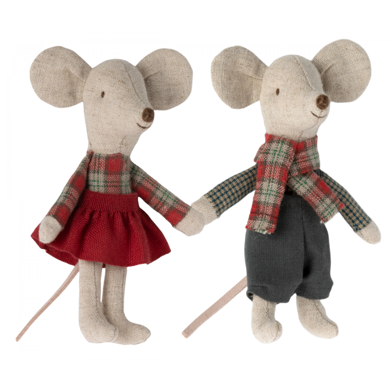 PREORDER Maileg Winter Mice Twins, Little Brother and Sister (Ships in October)