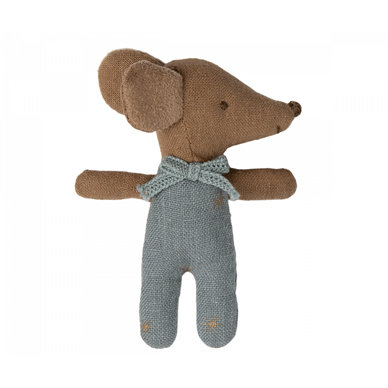 Maileg Sleepy Wakey Baby Mouse Blue '24 (Ships in April)