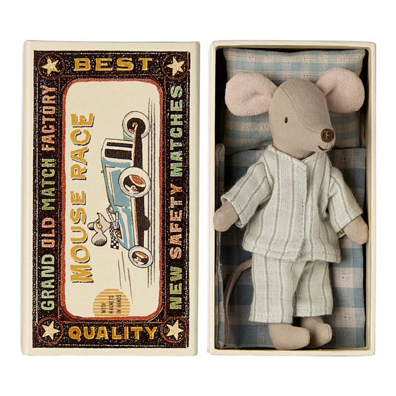 Maileg Big Brother Mouse in Matchbox '24 (Magnetic Hands)