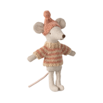 Maileg| Knitted Sweater And Hat, Big Sister Mouse (Ships Mid November)