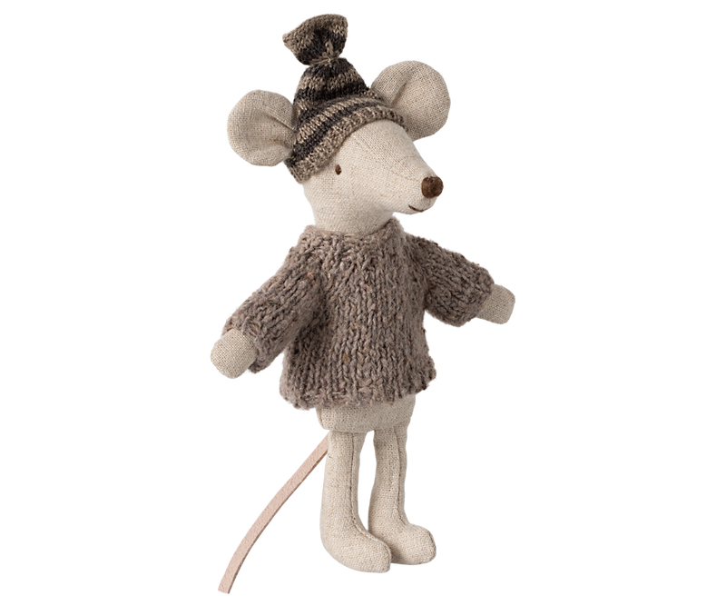 Maileg| Knitted Sweater And Hat, Big Brother Mouse