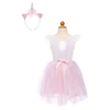 Dreamy Unicorn Dress & Headband - Iridescent/Pink