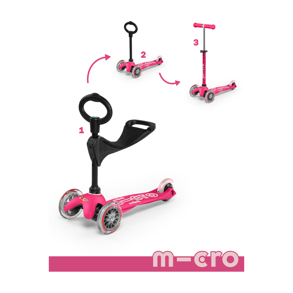 Micro Mini 3in1 Scooter Pink