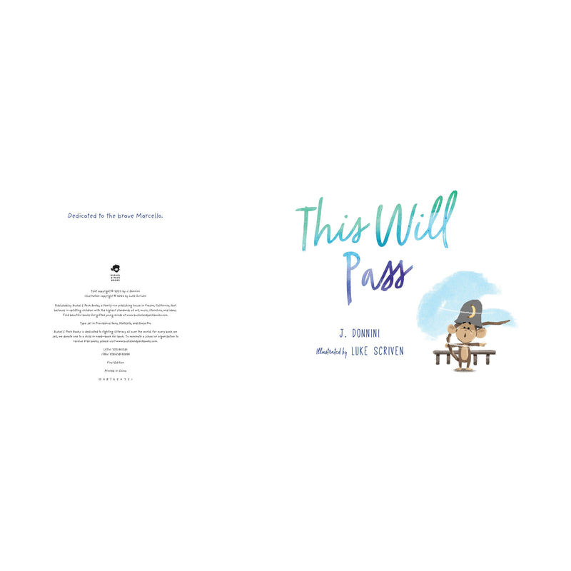 Bushel & Peck Books - This Will Pass (Children's Book for Anxiety)