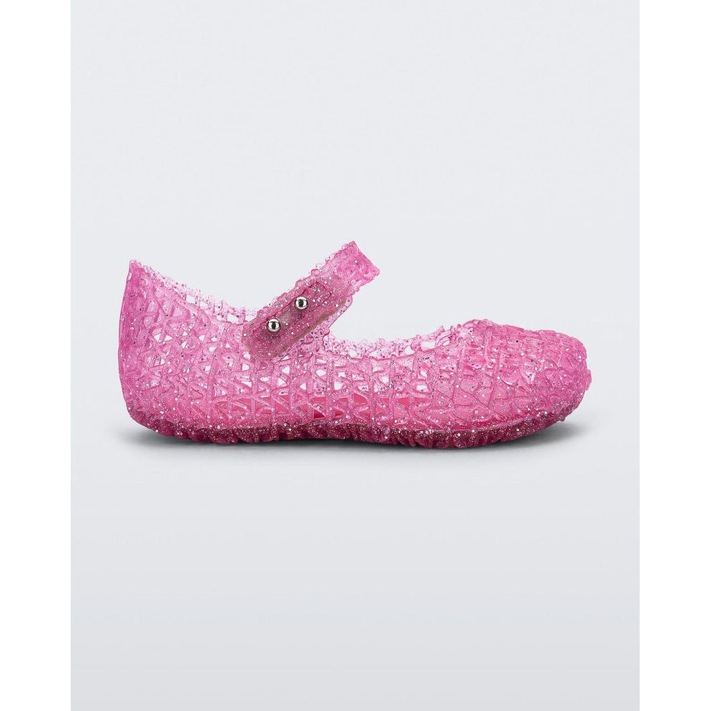 Mini Melissa Mini Campana Papel BB Pink Glitter