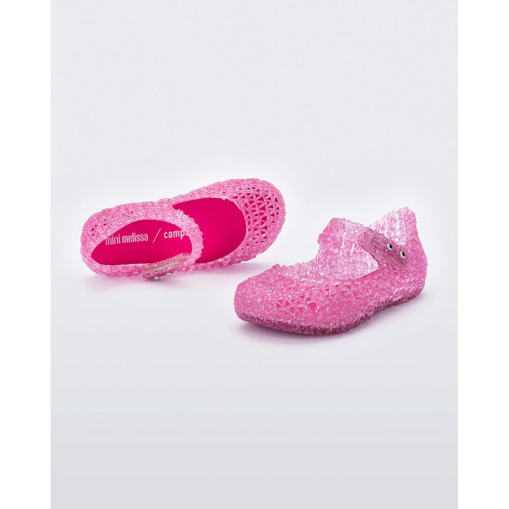 Mini Melissa Mini Campana Papel BB Pink Glitter