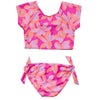 Hibiscus Hype Crop | Swimwear UPF50+