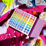 Colorful Stickers Sticker Keeper