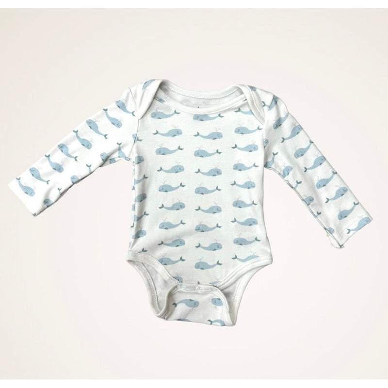 Whale | Organic Pima Cotton - Long Sleeve Bodysuit