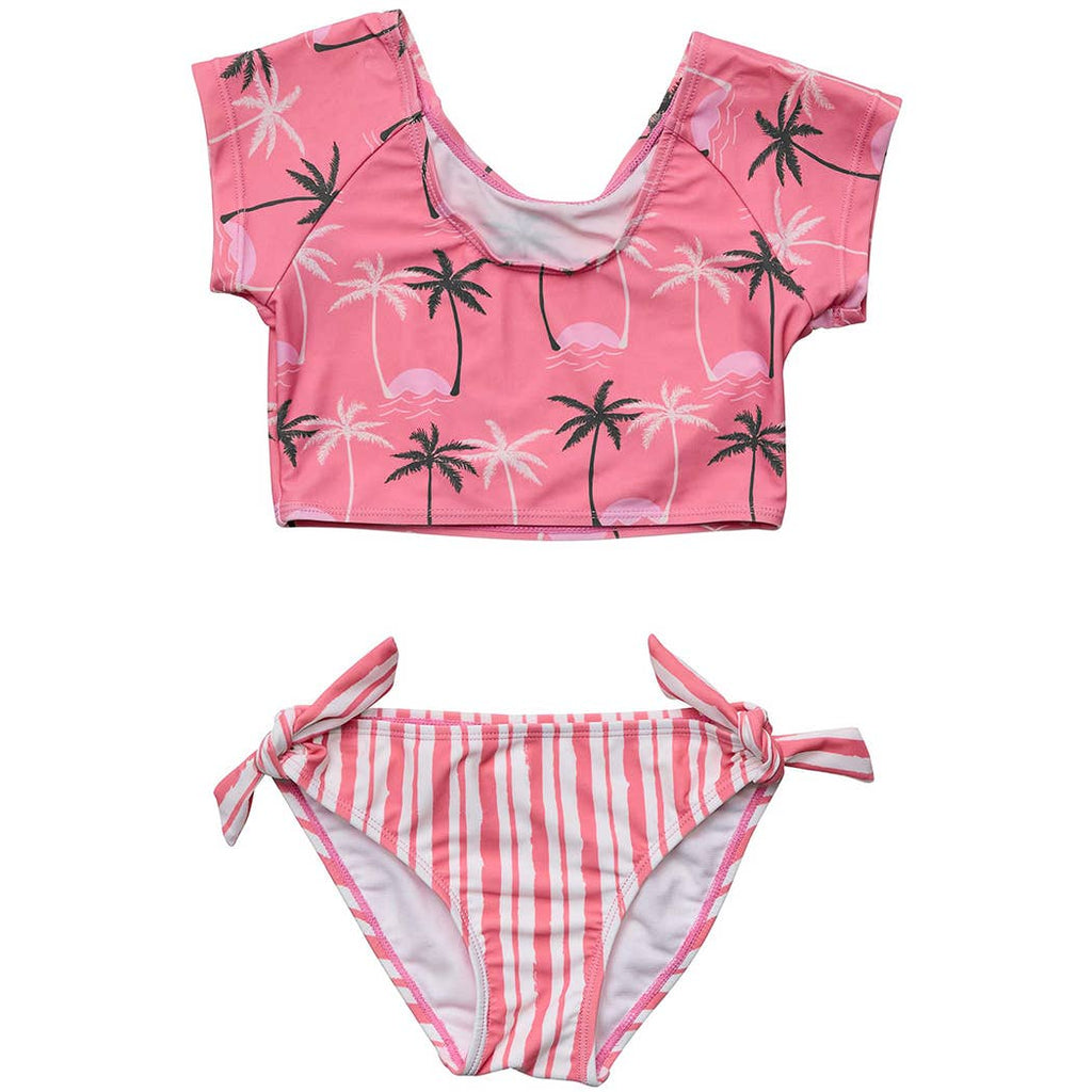 Palm Paradise | Crop Swimwear UPF50+