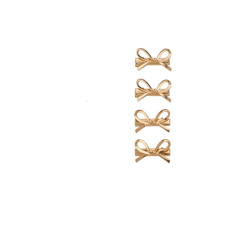 Project 6 NY Kids - Teenie Queenie Clip Set of 4: Gold