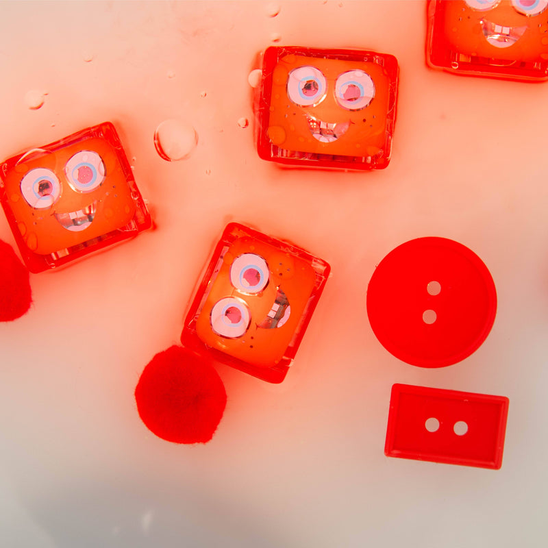 Glo Pals | Sensory Light Up Cubes| Red Sammy