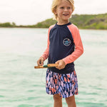 Fish Frenzy Volley Board Shorts