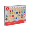 Wooden Tray Puzzle - Numbers, Shapes, Colors