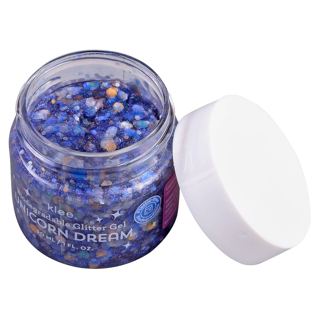 Klee Naturals - Unicorn Dream - Klee Biodegradable Glitter Gel,  1 oz: Unicorn Dream